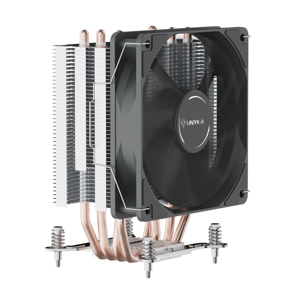 [UK324001] Unykach Unycool H40 ARGB Disipador CPU - Multisocket Universal - Ventilador 120mm - Color Negro