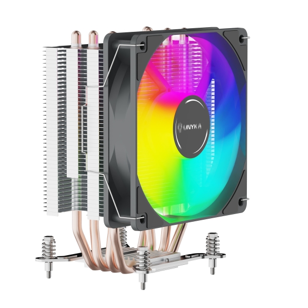 [UK324101] Unykach Unycool H40 ARGB Disipador CPU - Multisocket Universal - Ventilador 120mm - Iluminacion ARGB