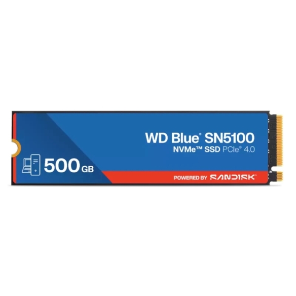 [WDS500G5B0E] WD Blue SN5100 Disco Duro Solido SSD 500GB M2 PCI Express 4.0 NVMe Gen4 3D NAMD