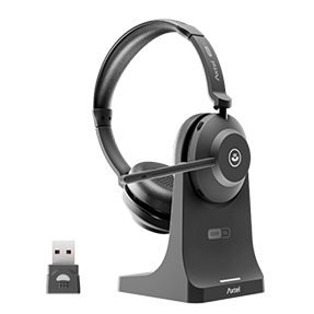 Axtel ONE BT Auriculares con Mirofono Inalambricos - Hasta 40 Horas de Autonomia - Cancelacion de Ru