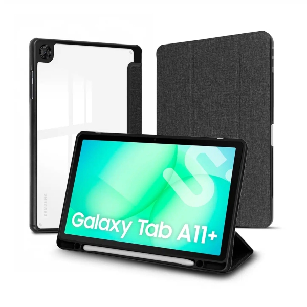 Subblim Clear Shock Funda para Samsung Galaxy Tab A11+ 11" - Antigolpes - Funcion Atril - Color Negr