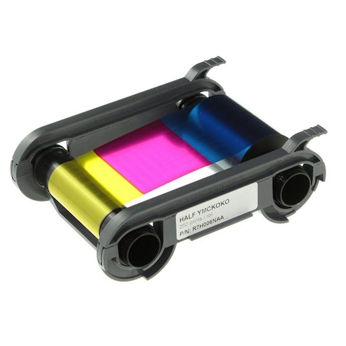 [R7H006NAA] Evolis Cinta de Color Original (Semi-cinta, YMCKOKO) - R7H006NAA