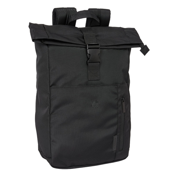 Safta F.C.Barcelona Premium Mochila para Portatil hasta 15.6" - Cremallera - Interior Acolchado - Co