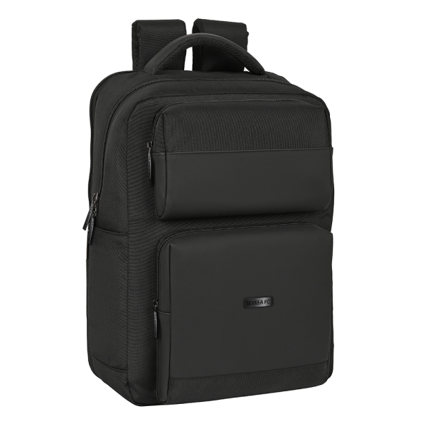 Safta Sevilla FC Premium Mochila para Portatil hasta 15.6" - Conector USB - Portabotellas - Tirador