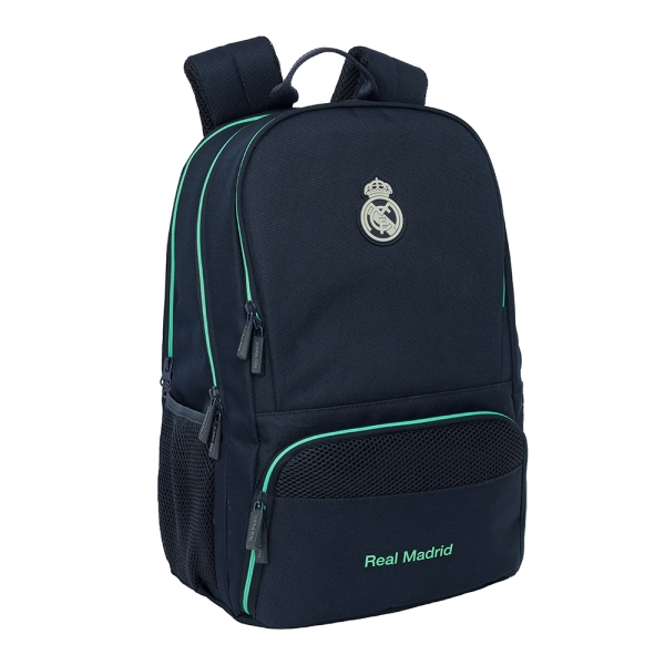 Safta Real Madrid 2ª Equipacion 25/26 Mochila para Portatil hasta 14.1" - Cierre Raqueta de Padel -