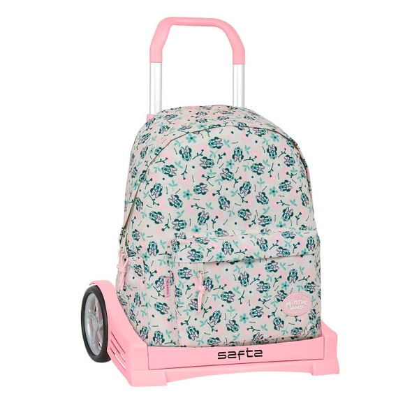 Safta Minnie Mouse Minty Mochila para Portatil hasta 14.1" - Portabotellas - Tirador Doble - Espalda