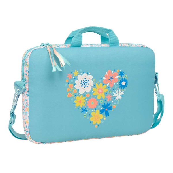 Safta Moos Fiori Maletin para Portatil hasta 15.6" - Interior Acolchado - Material Reciclado - Bando