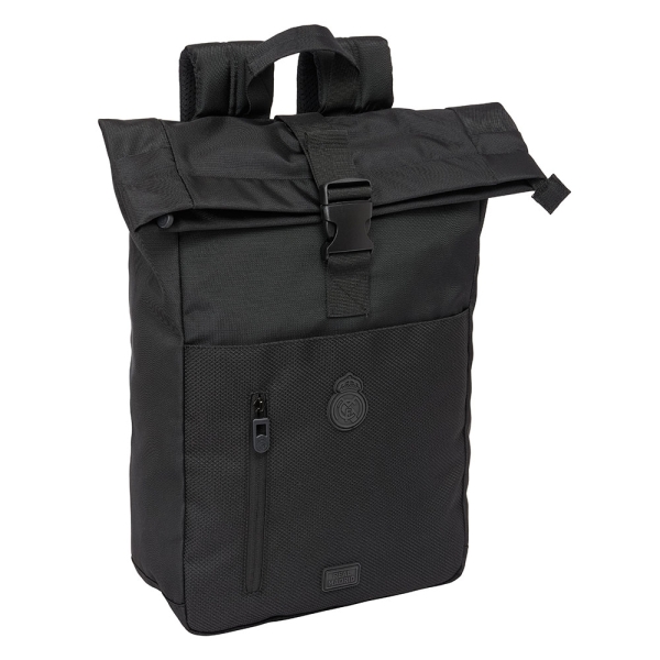 Safta Real Madrid Premium Mochila para Portatil hasta 15.6" - Cremallera - Interior Acolchado - Reji