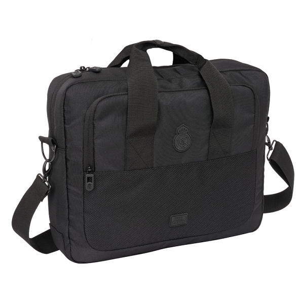 Safta Real Madrid Premium Maletin para Portatil hasta 15.6" - Bolsillo para Tablet - Organizadores -