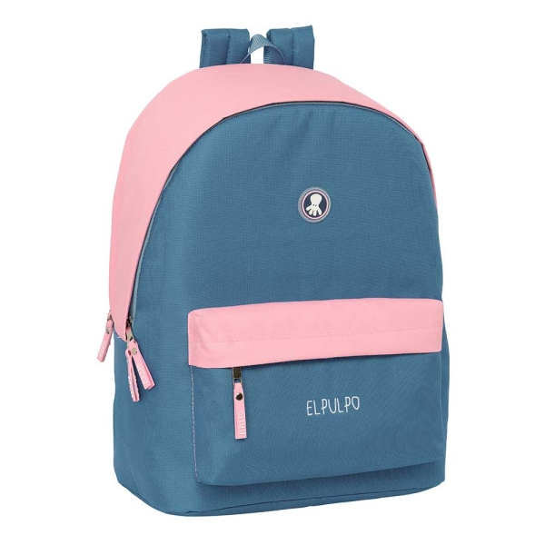 Safta el Pulpo Indigo Mochila para Portatil hasta 15.6" - Conector USB - Base Acolchada - Bolsillo F