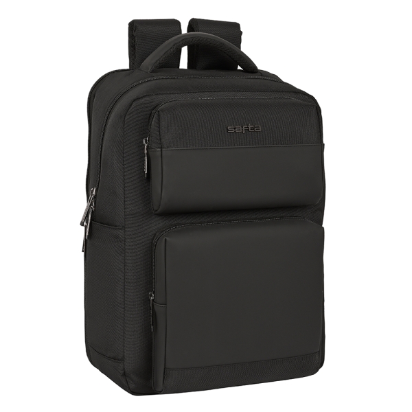 Safta Business Mochila para Portatil hasta 15.6" - Conector USB - Bolsillo Portabotellas - Bolsillo