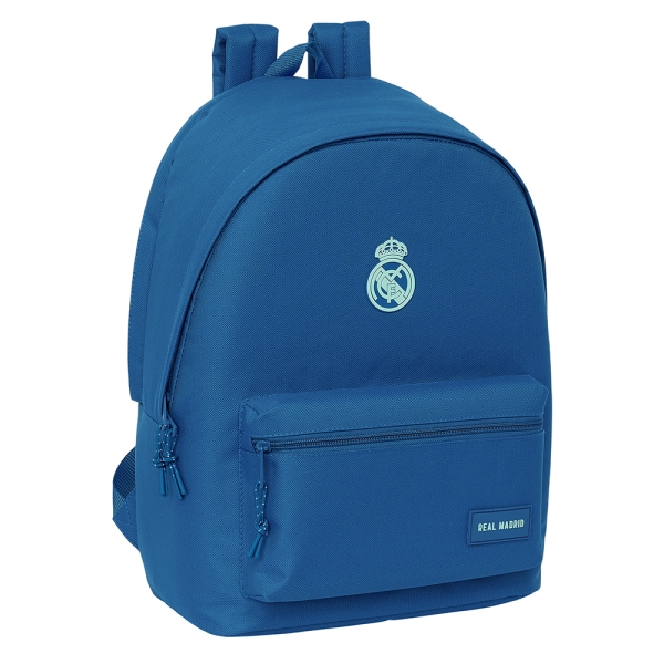 Safta Real Madrid Chica Mochila para Portatil hasta 15.6" - Conector USB - Base Acolchada - Bolsillo