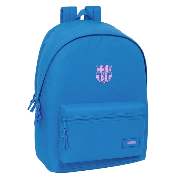 Safta F.C.Barcelona Chica Indigo Mochila para Portatil hasta 15.6" - Conector USB - Base Acolchada -