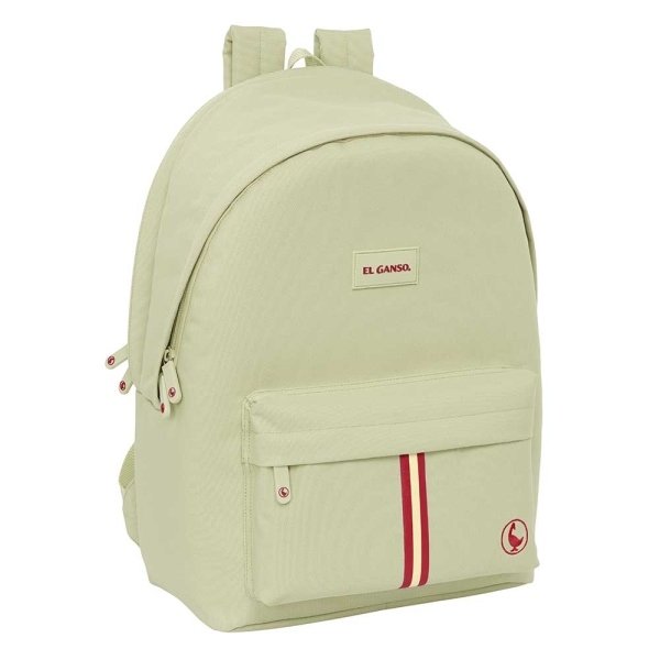 Safta el Ganso Basics Mochila para Portatil hasta 15.6" - Conector USB - Base Acolchada - Bolsillo F