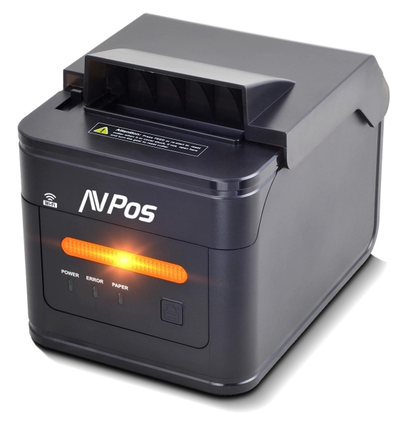 AVPos AVP-K46W Impresora Termica Tickets de Cocina K46W - Avisador Luz y Acustico - Cubierta Resiste