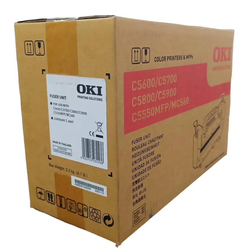 [43363203] Unidad de Fusor OKI (C5600 / C5700 / C5800 / C5900 / C5550MFP / MC560)